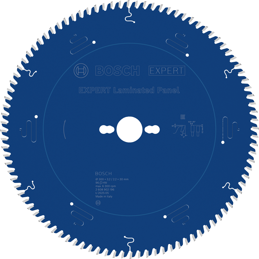 Bosch EXPERT lamineeritud paneelide ringsae tera 300 mm.